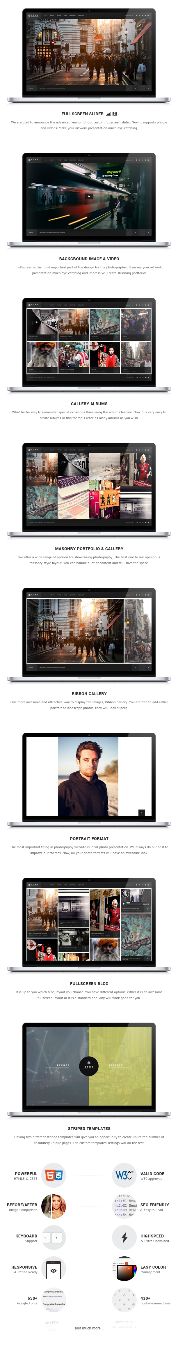 Soho - Fullscreen Photo & Video Web Template - 2