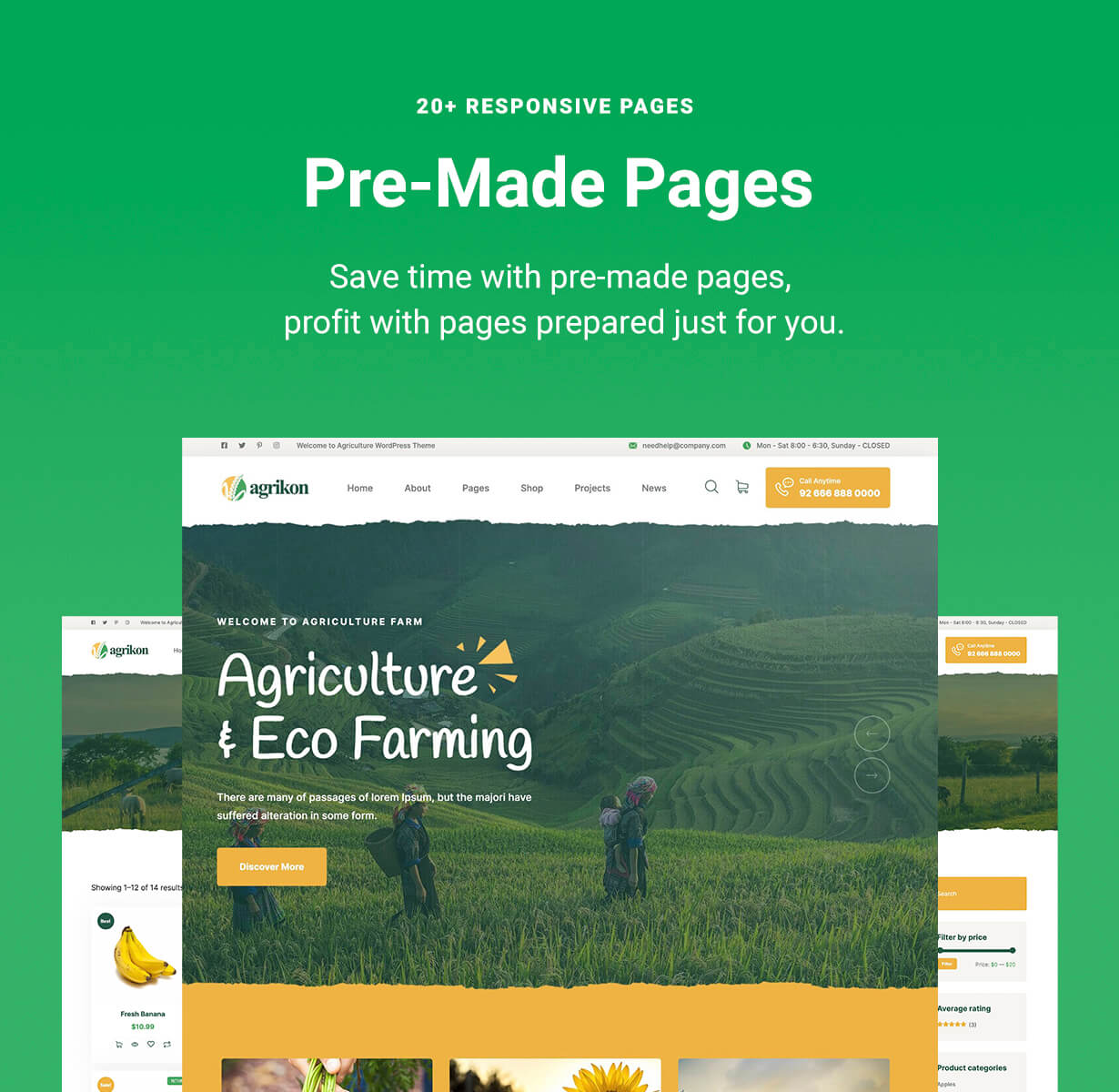 Pre-made WordPress Elementor Pages