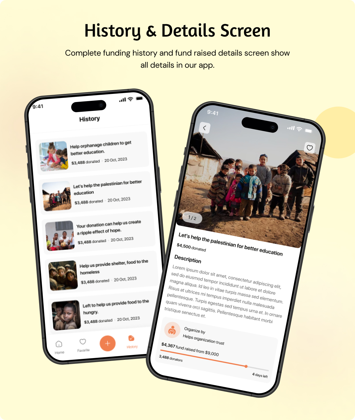 CaringHandsApp: Charity Full App in Flutter with Node,js Backend | SupportStream App - 9
