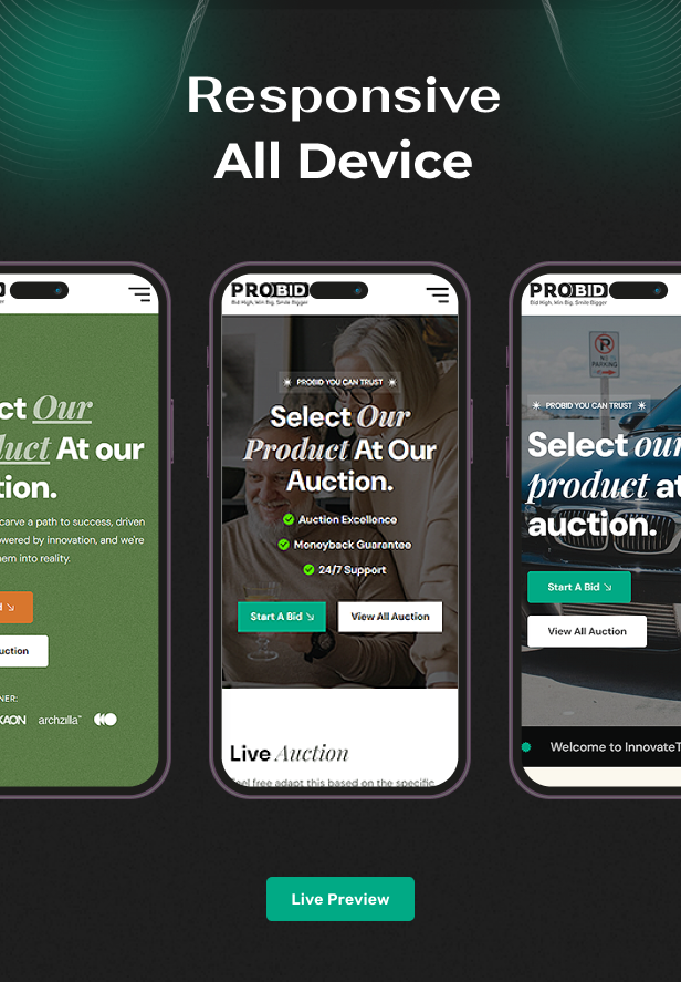 Probid - Multi Vendor Auctions WooCommerce WordPress Theme - 8