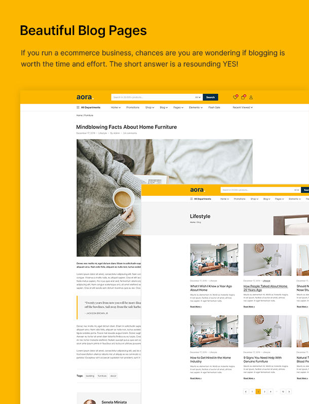 Aora - Home & Lifestyle Elementor WooCommerce Theme - 20