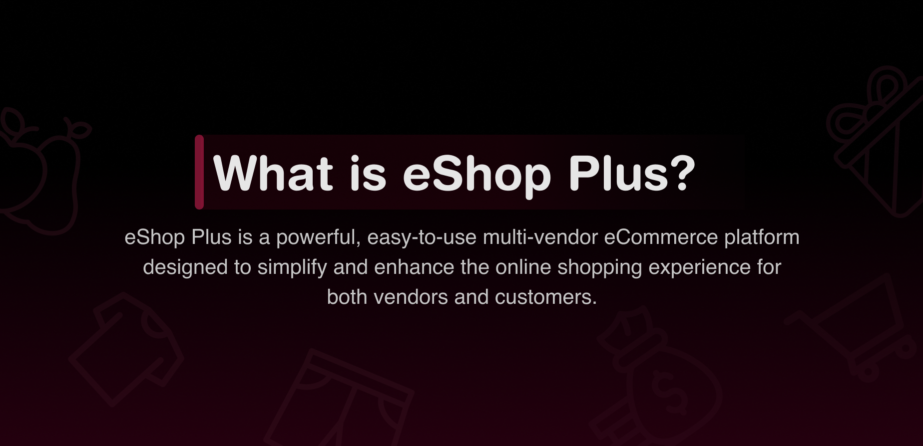 What is eShop Plus? - Multi Vendor, Multi Store, Multi Currency | eCommerce CMS Website in Laravel & Livewire