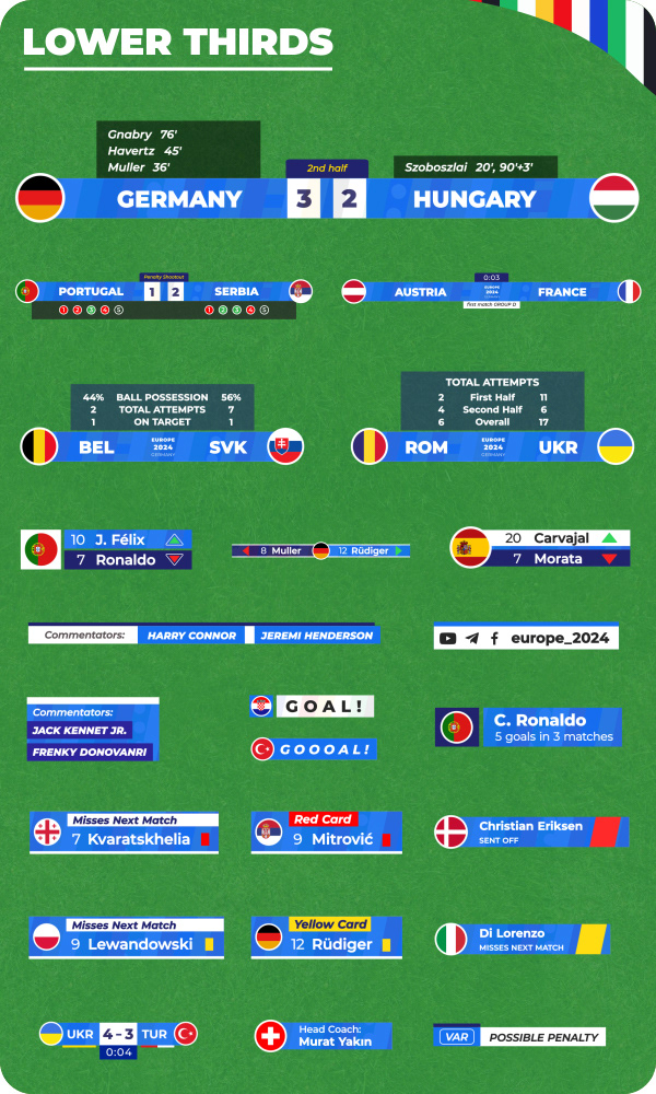 Europe 2024 - Football Broadcast Pack - 4