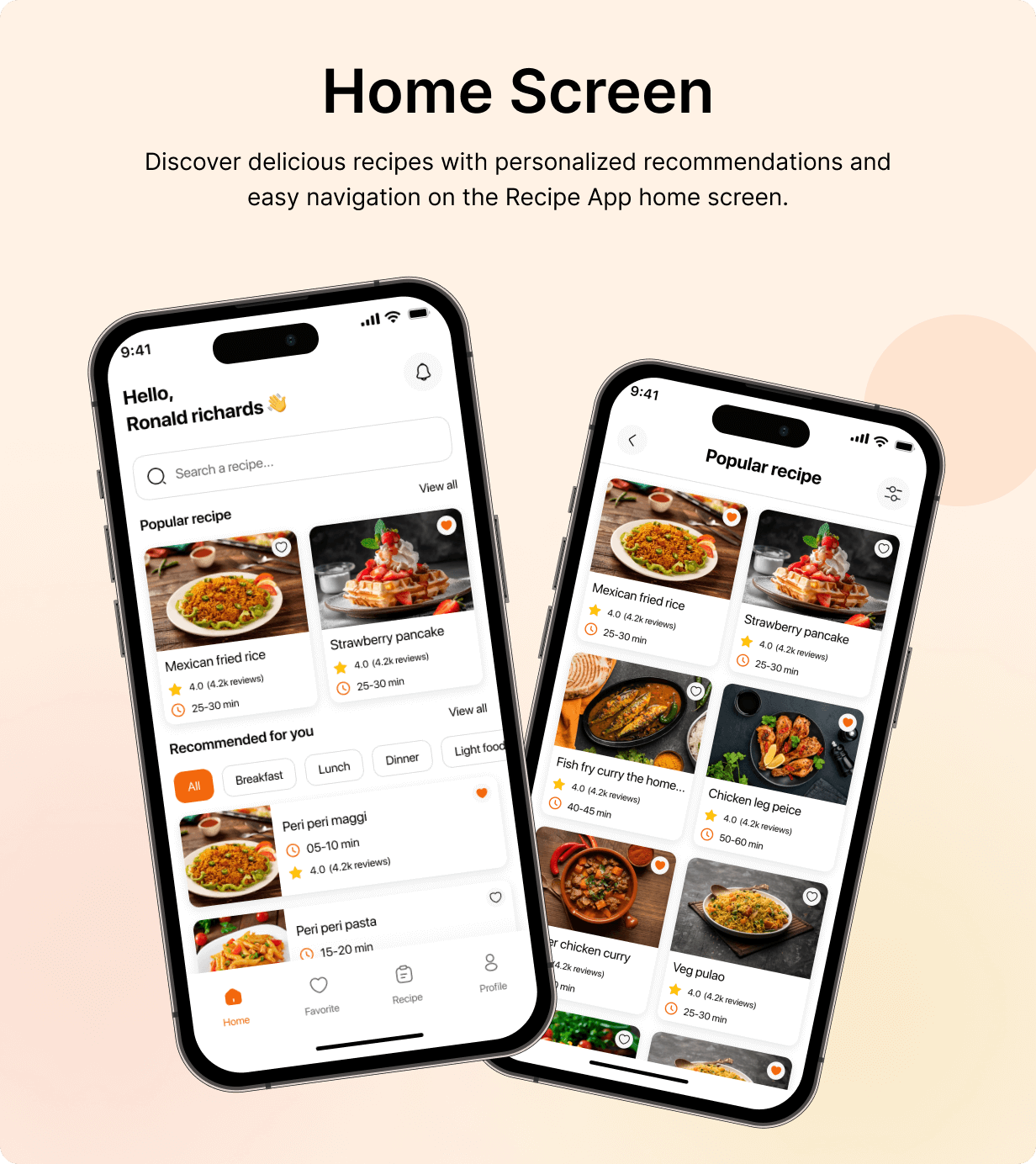 Recipe Full App in Flutter with NodeJs Backend | Cooking Guide App in Flutter - 8