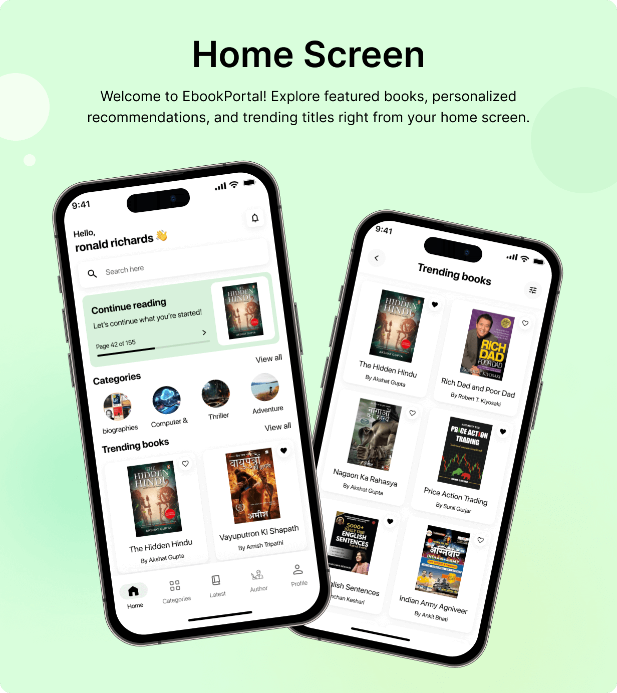 EbookPortal: Ebook Full App in Flutter with NodeJs Backend | ReadHub App - 8