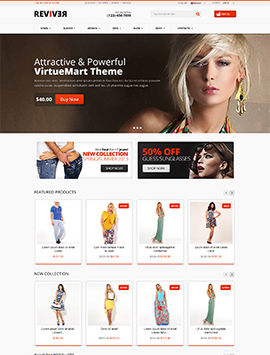 Reviver - Responsive Multipurpose VirtueMart Theme