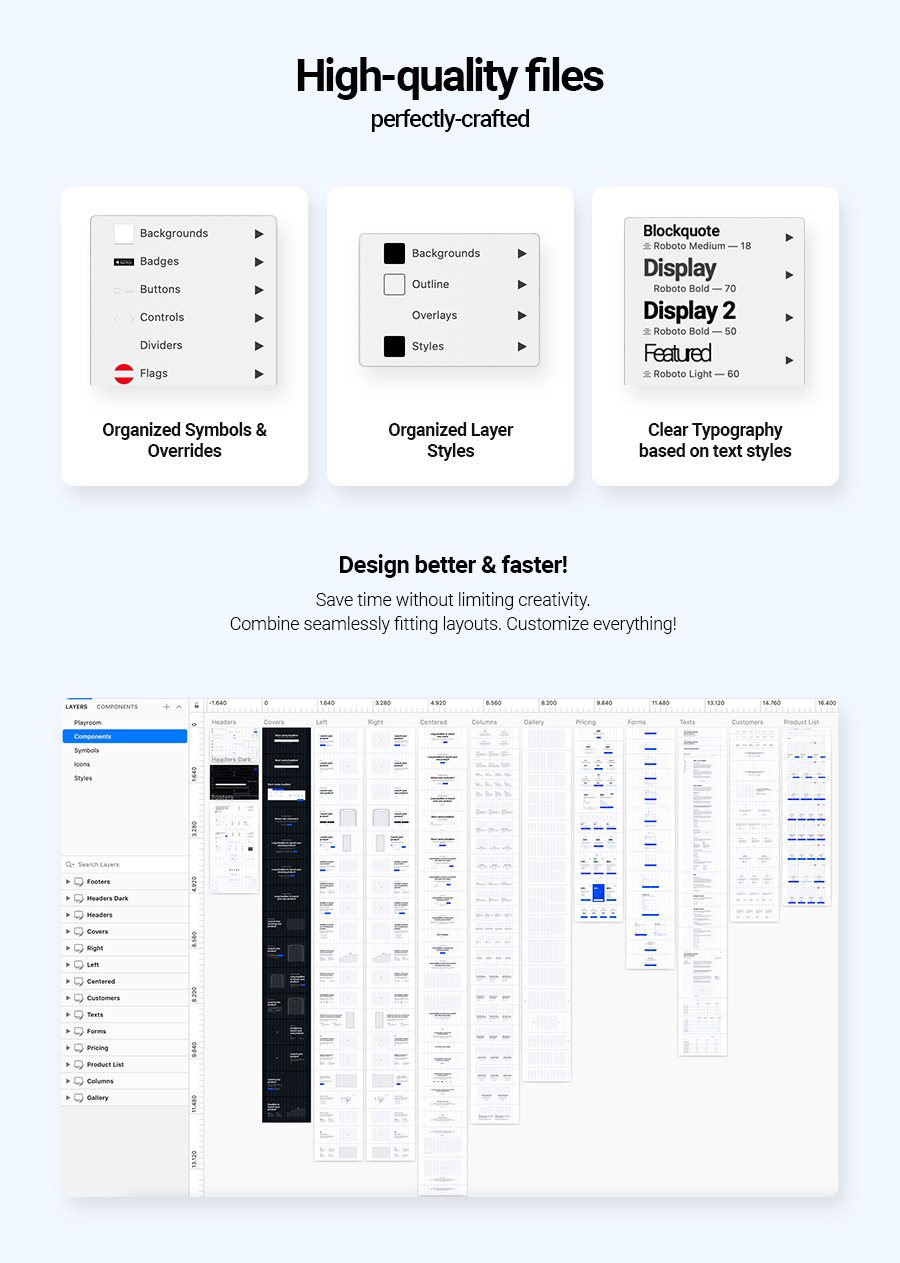 Wireframe Powerful Kit for Adobe XD - 3