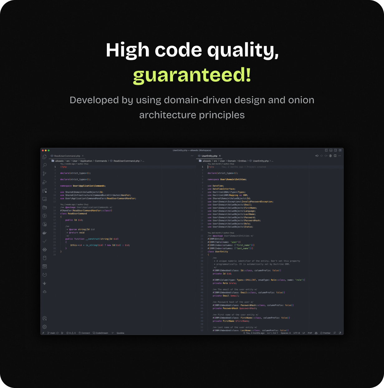 High Code Quality, Guaranteed @heyaikeedo #aikeedo