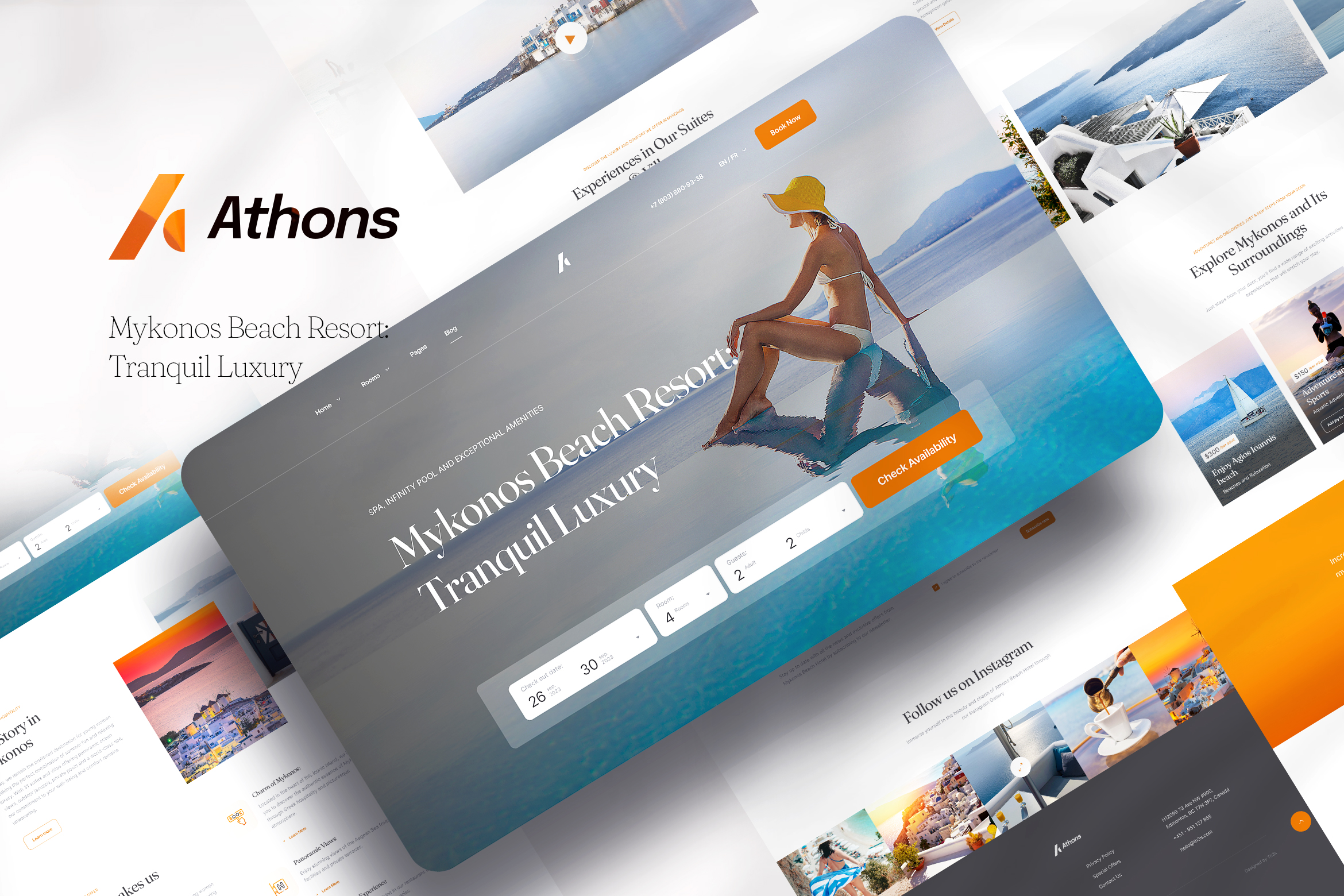 Athons - Hotel & Resort Booking Figma Template - 4