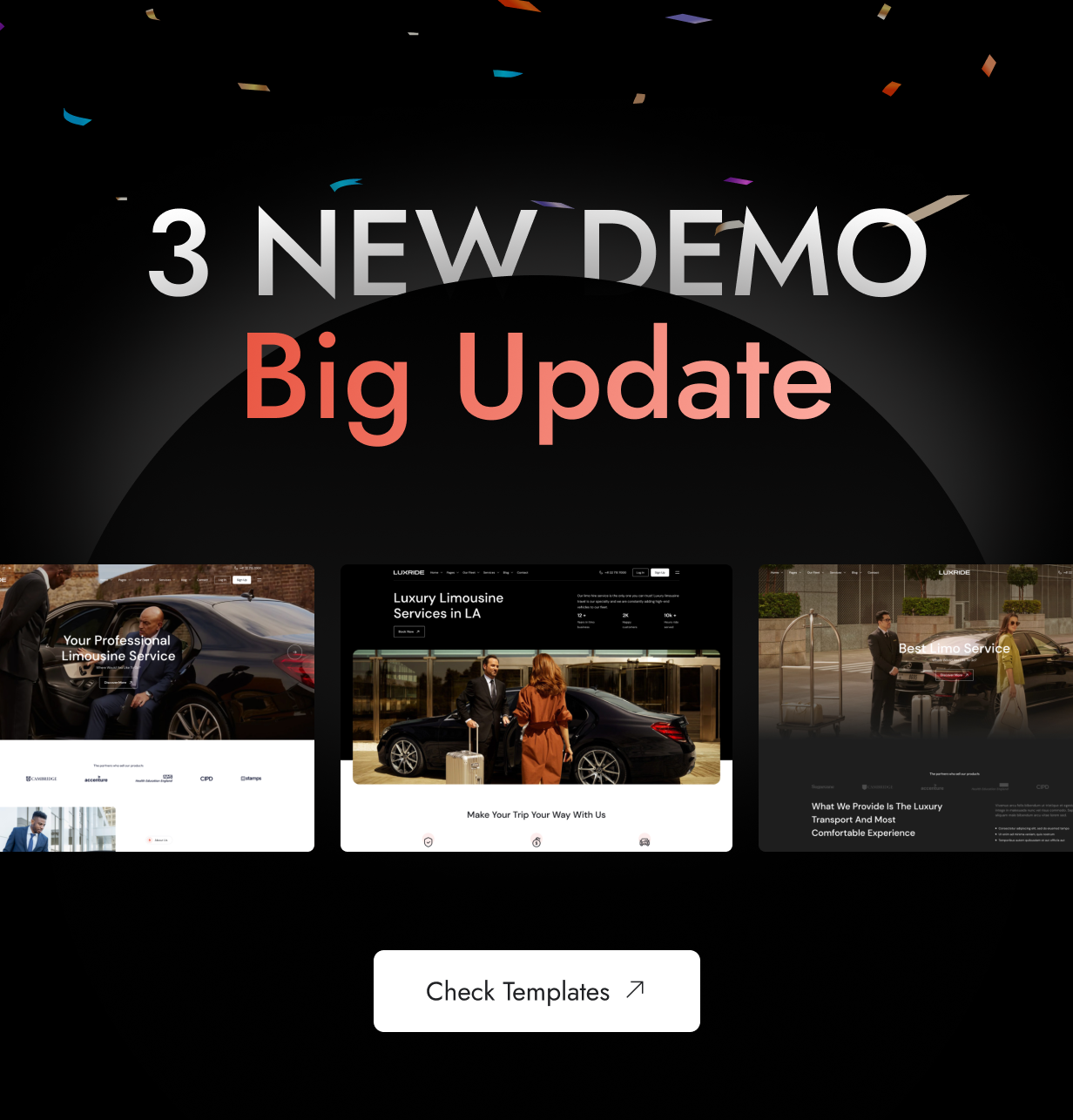 Luxride - Chauffeur Limousine Transport & Car Hire WordPress Theme