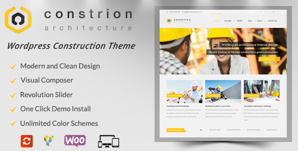 constrion buider wordpress theme