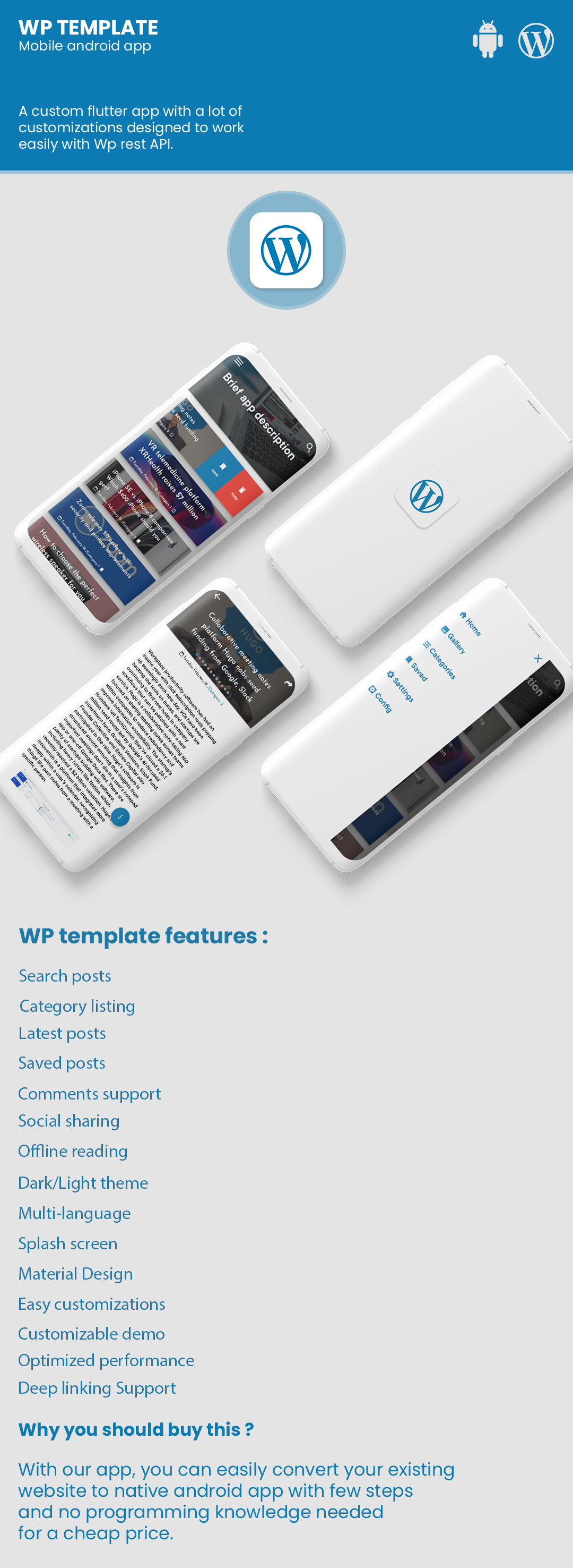 WordPress website to app