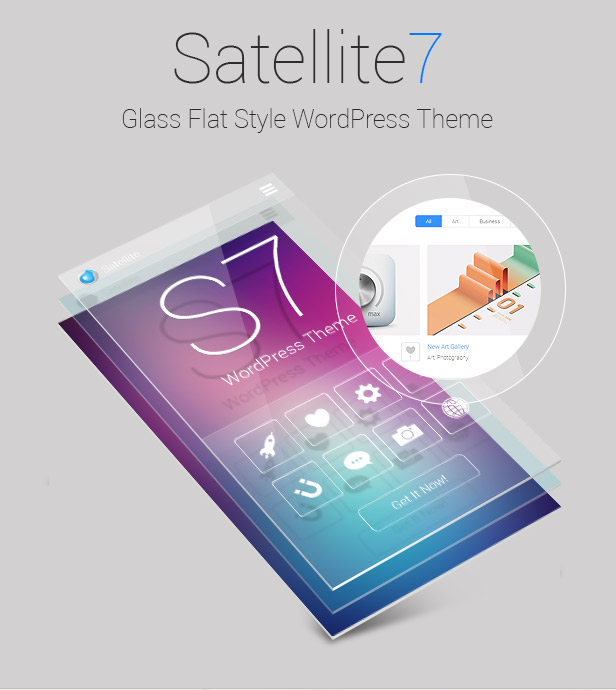 Satellite7 - Retina Multi-Purpose WordPress Tema - 1