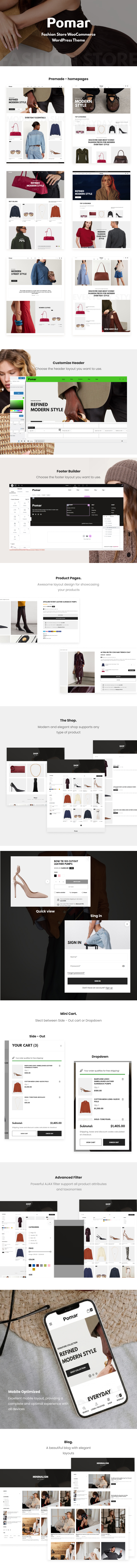 Pomar Fashion Store WordPress Theme Preview