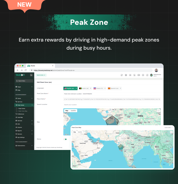 Taxido | Full Solution Taxi Cab Booking with Laravel and React Native