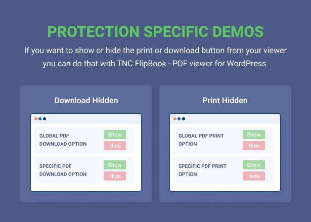 PDF Viewer Protection Specific Styles