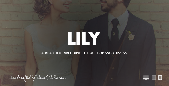 Lily WordPress Wedding Theme