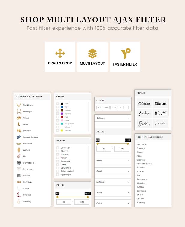 Joice Jewelry Store - Jewelry & Watches WordPress Theme