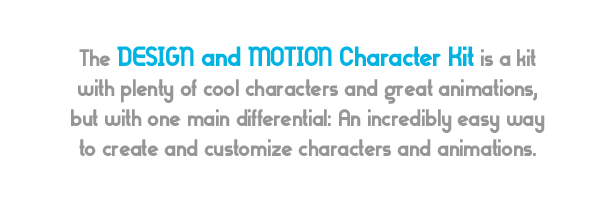 Design and Motion Character Kit - 6