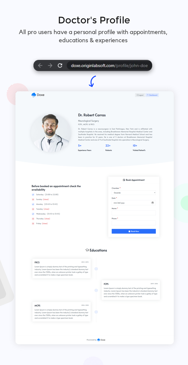 Doxe - SaaS Doctors Chamber, Software de prescrição e consultas - 11
