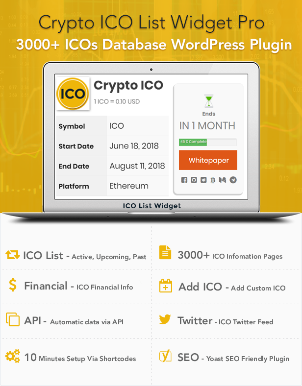 Crypto ico list widgets pro weekly cryptocurrency game plan
