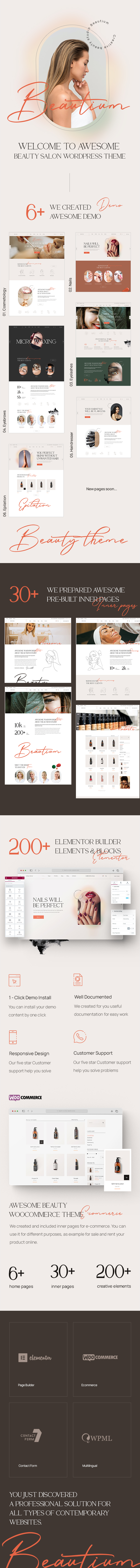 Beautium | Beauty Salon & Nails WordPress Theme - 1