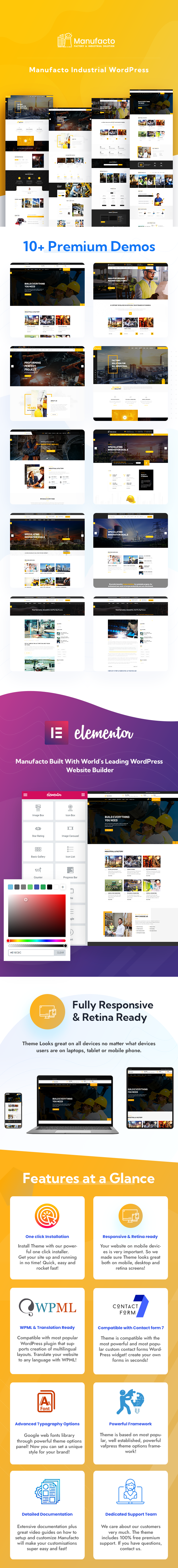 Manufacto -  Factory WordPress Theme - 2