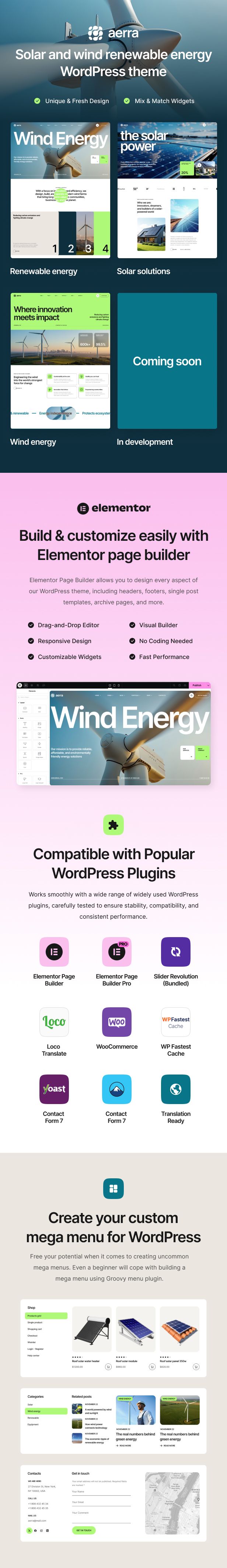 Aerra - Renewable & Green Energy WordPress Theme - 1