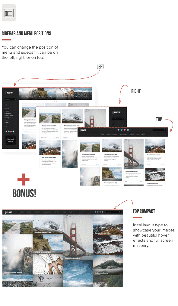 Pluto Clean Personal WordPress Masonry Blog Theme - 6