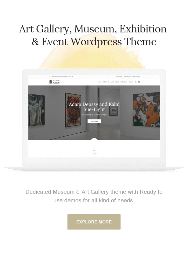 Muzze - Museum Art Gallery Exhibition WordPress Theme - 4