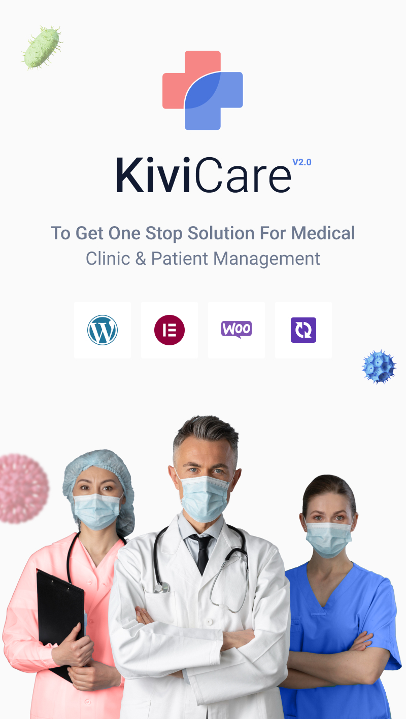 Medical clinic and patient management WordPress theme | KiviCare | Iqonic Design