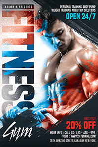 127-Fitness-gym-flyer