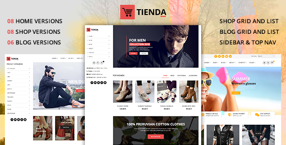 Tienda - eCommerce Joomla Theme with Page Builder - VirtueMart Joomla