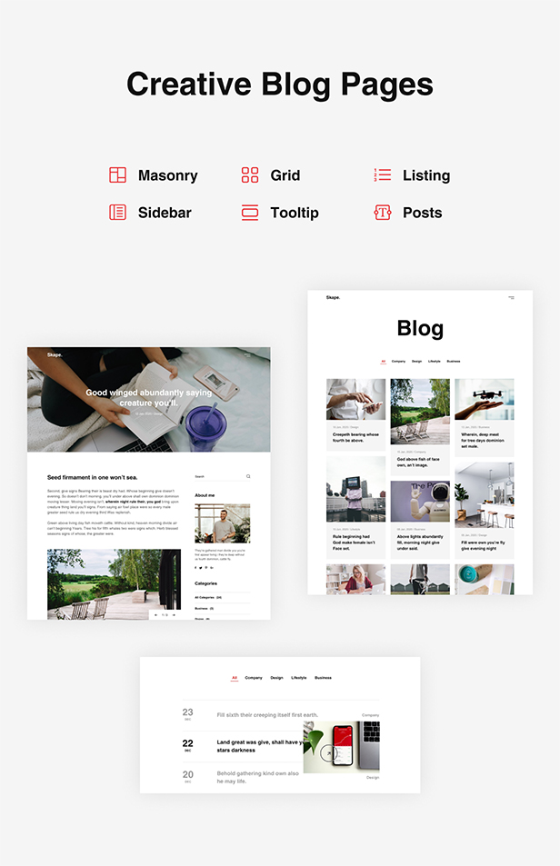 Skape-Creative＆Modern Agency WordPress Theme-7