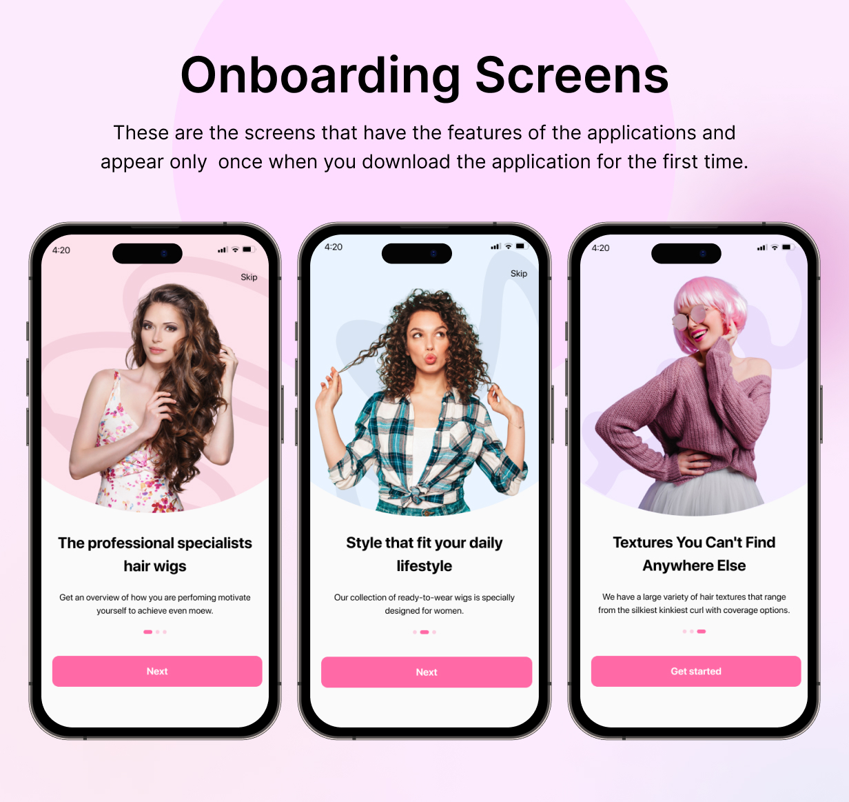 HairWigs Ecommerce UI Template: E-commerce app in Flutter(Android, iOS) App | HairHaven App - 6