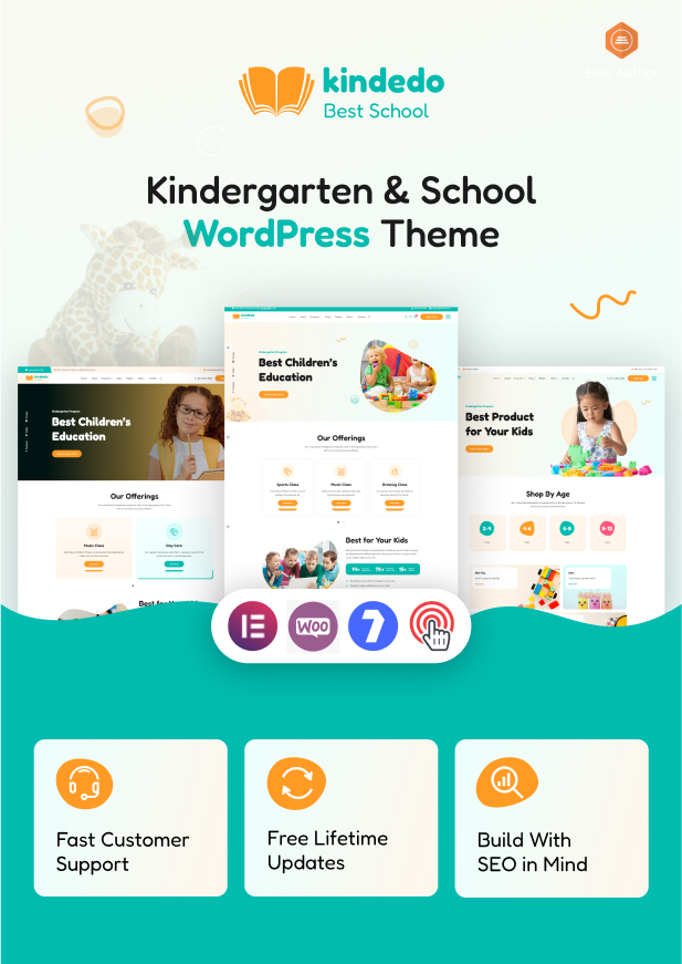 Kindedo - Kindergarten & School WordPress Theme + RTL