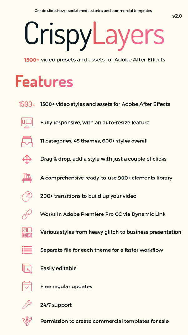 CrispyLayers // 1500+ Video Presets & Assets - 1