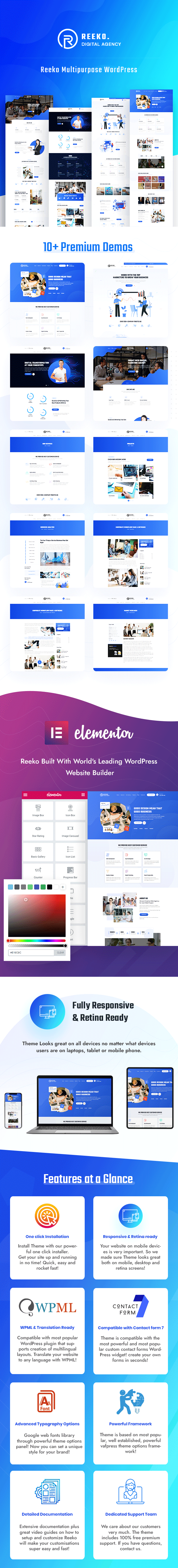 Reeko - IT Solutions & Services WordPress Theme - 1