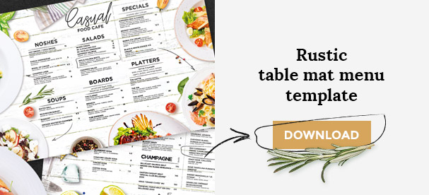 Rustic Menu Template Download