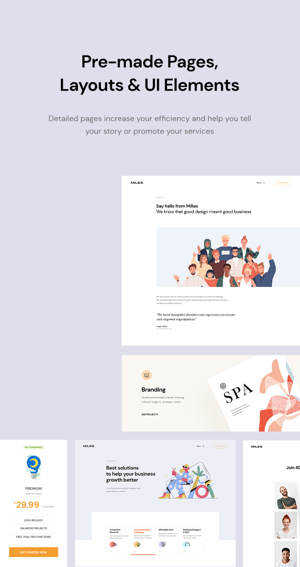 Miles - Creative Portfolio & Agency WordPress Theme - 5