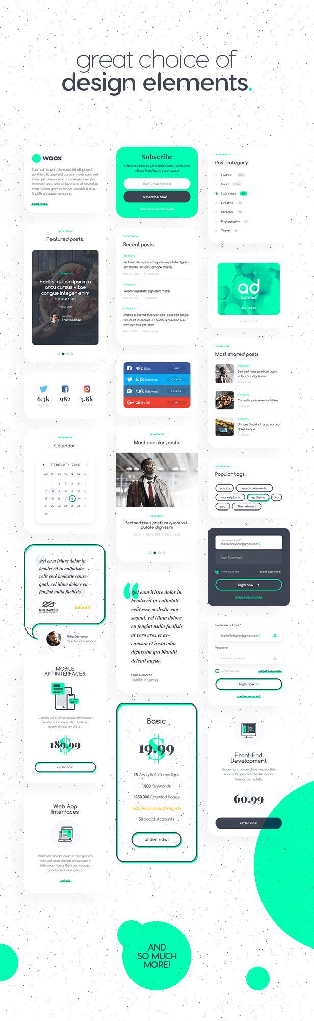 Woox - Non-Standard and Creative PSD Template for Digital Agency and ICO and Cryptocurrency Market - 4
