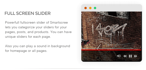 SmartScreen fullscreen responsive WordPress theme - 8