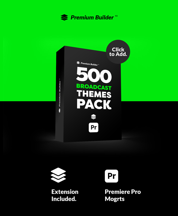 Broadcast Themes Pack for Premiere Pro - 5