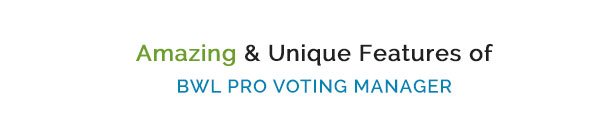 BWL Pro Voting Manager - 10