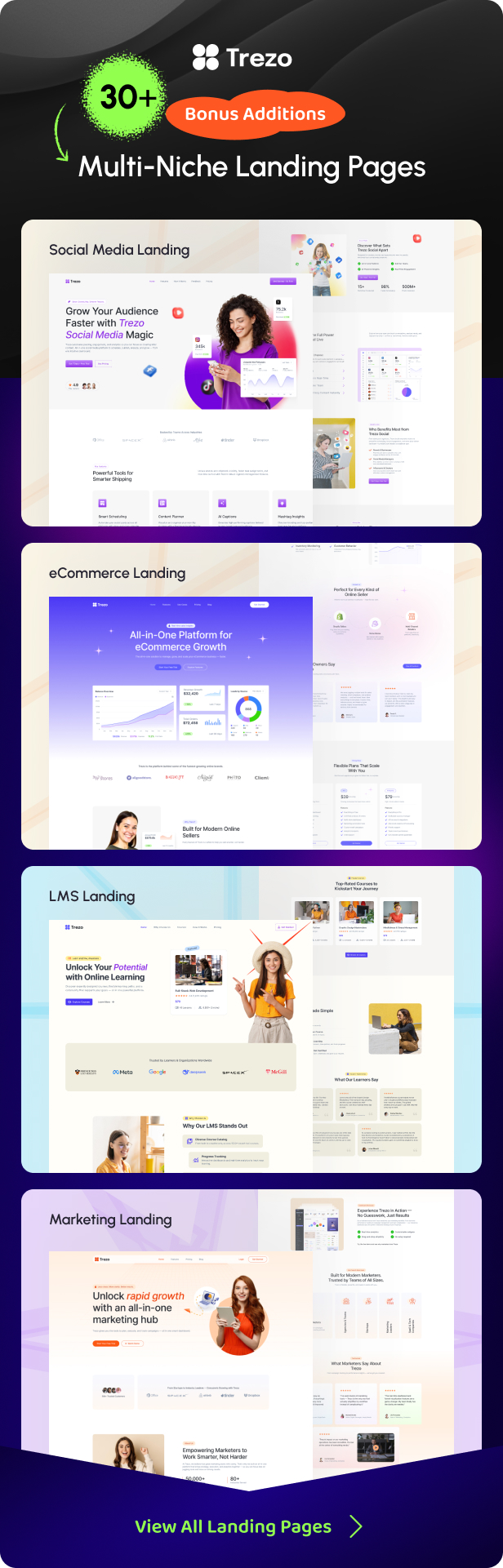 Trezo - Tailwind, Material, Bootstrap, React, Angular, Vue, Laravel & .NET Admin Dashboard Template