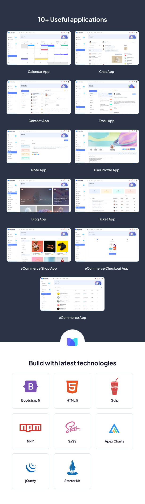 Modernize Bootstrap 5 Admin Dashboard - 4