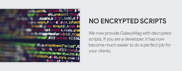 No Encrypted Scripts
