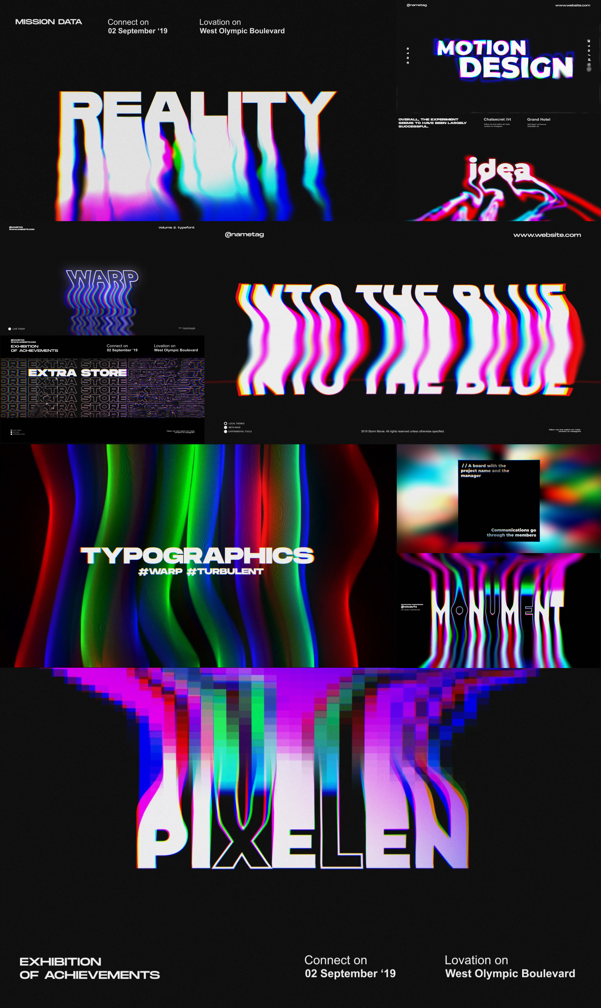 Warp Typographics - 1