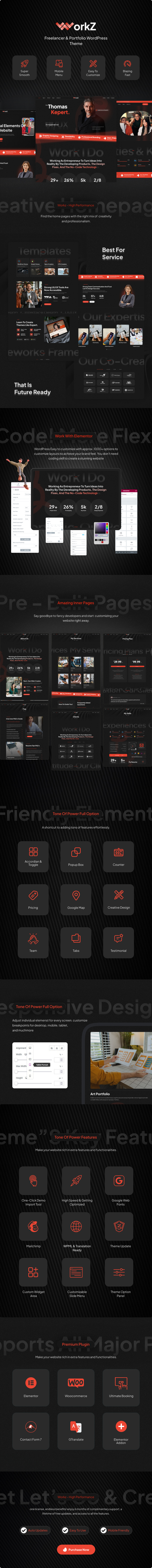 Workz - Creative Portfolio WordPress Theme - 1