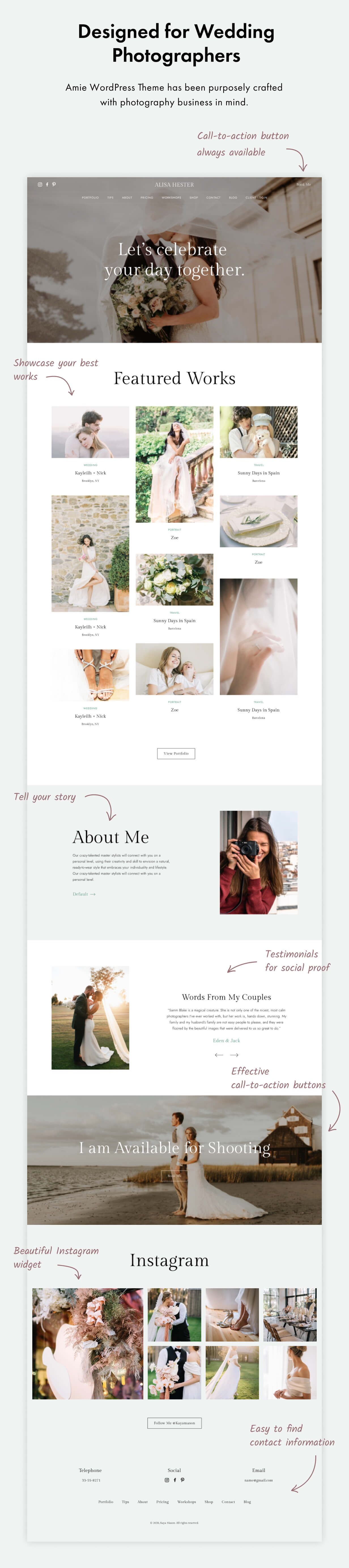 Levre WordPress Theme Presentation Image